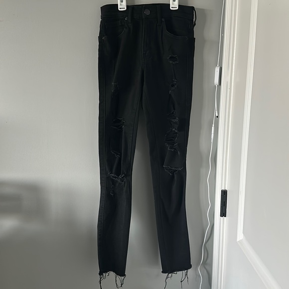 Aeropostale High Waisted Ankle Jegging Size 0 - Picture 4 of 6